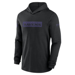 2024/25 Sideline Performance Long Sleeve Hoodie T-Shirt - Baltimore Ravens