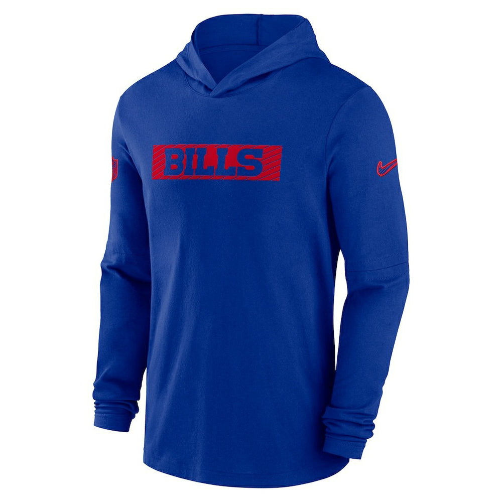 2024/25 Sideline Performance Long Sleeve Hoodie T-Shirt - Buffalo Bills