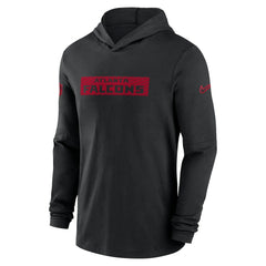 2024/25 Sideline Performance Long Sleeve Hoodie T-Shirt - Atlanta Falcons