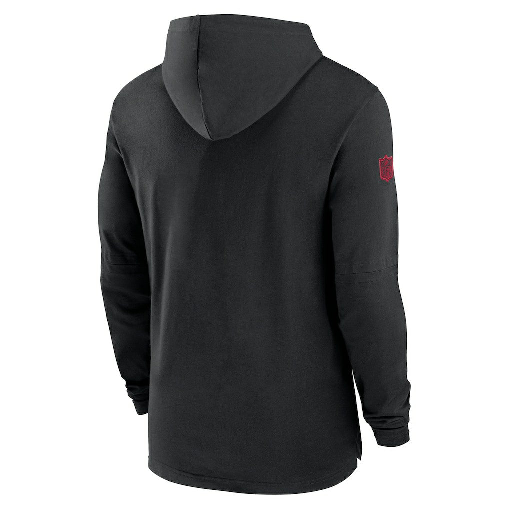 2024/25 Sideline Performance Long Sleeve Hoodie T-Shirt - Atlanta Falcons