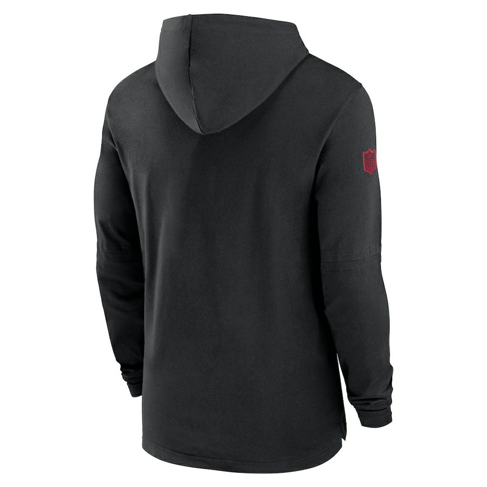2024/25 Sideline Performance Long Sleeve Hoodie T-Shirt - Atlanta Falcons