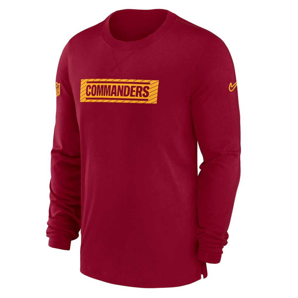 Sideline Player Performance Long Sleeve T-Shirt - Washington Commanders