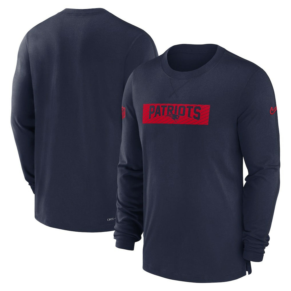 Sideline Player Performance Long Sleeve T-Shirt - New England Patriots
