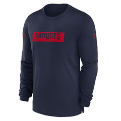 Sideline Player Performance Long Sleeve T-Shirt - New England Patriots