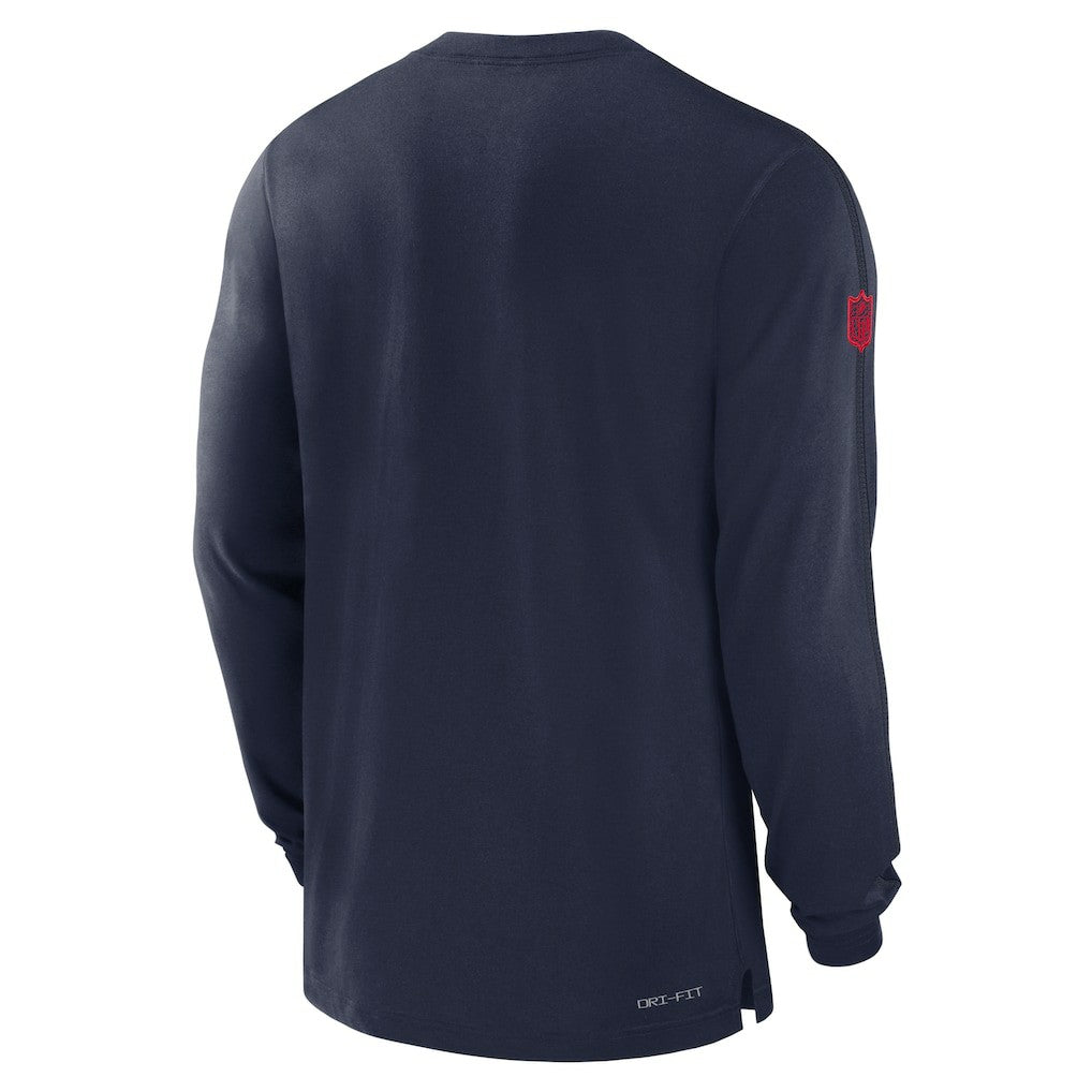 Sideline Player Performance Long Sleeve T-Shirt - New England Patriots