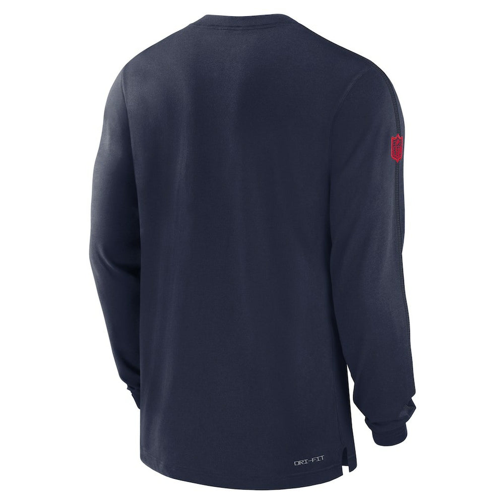 Sideline Player Performance Long Sleeve T-Shirt - New England Patriots