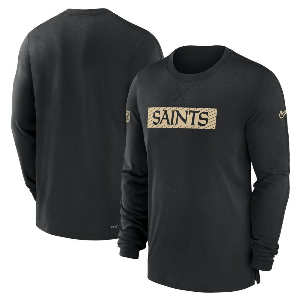 Sideline Player Performance Long Sleeve T-Shirt - New Orleans Saints