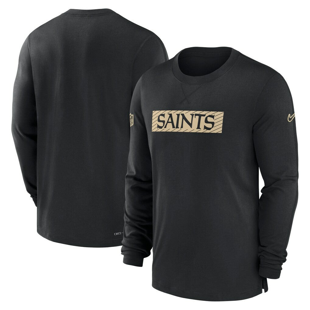 Sideline Player Performance Long Sleeve T-Shirt - New Orleans Saints