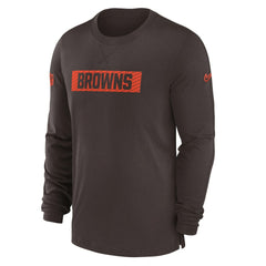 Sideline Player Performance Long Sleeve T-Shirt - Cleveland Browns