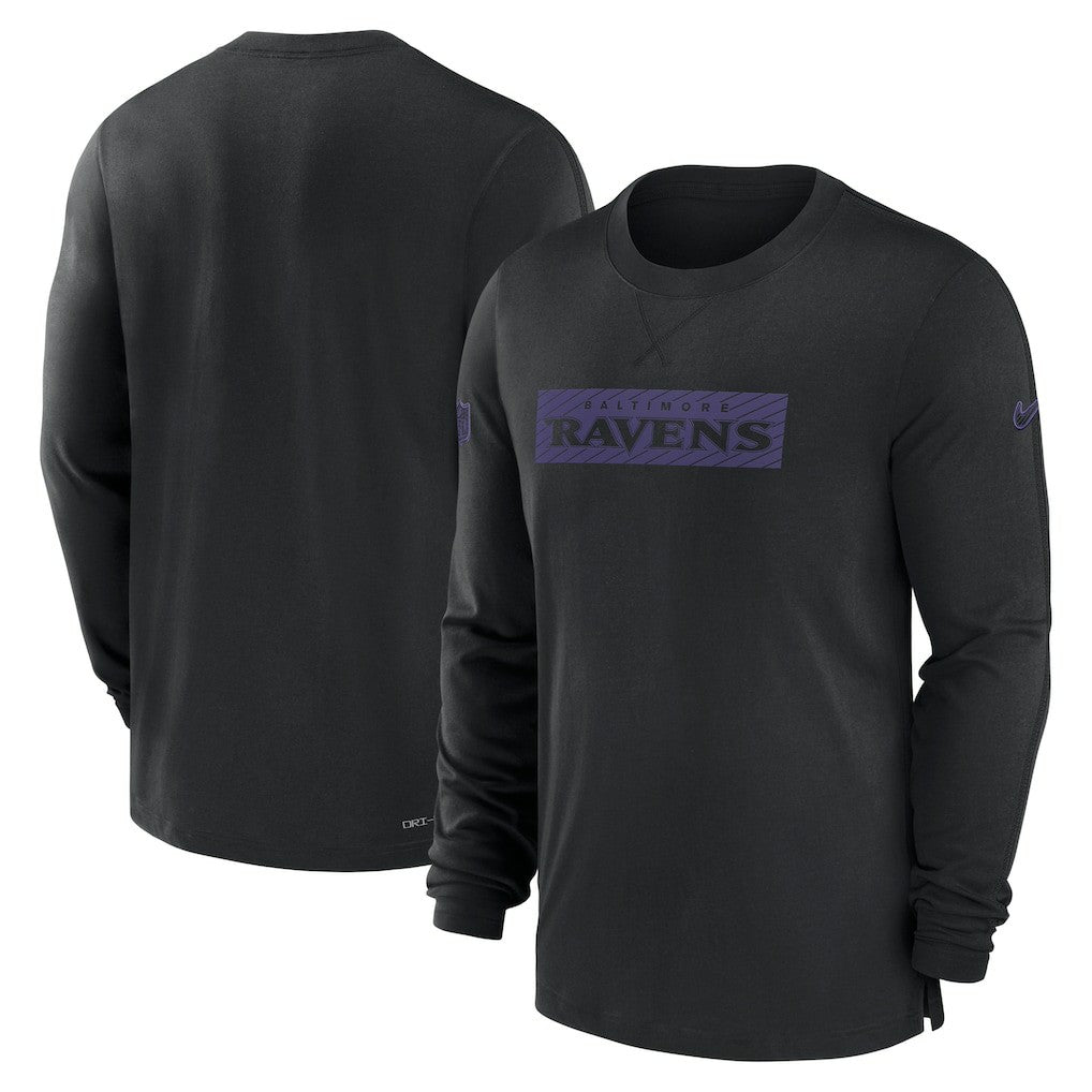 Sideline Player Performance Long Sleeve T-Shirt - Baltimore Ravens