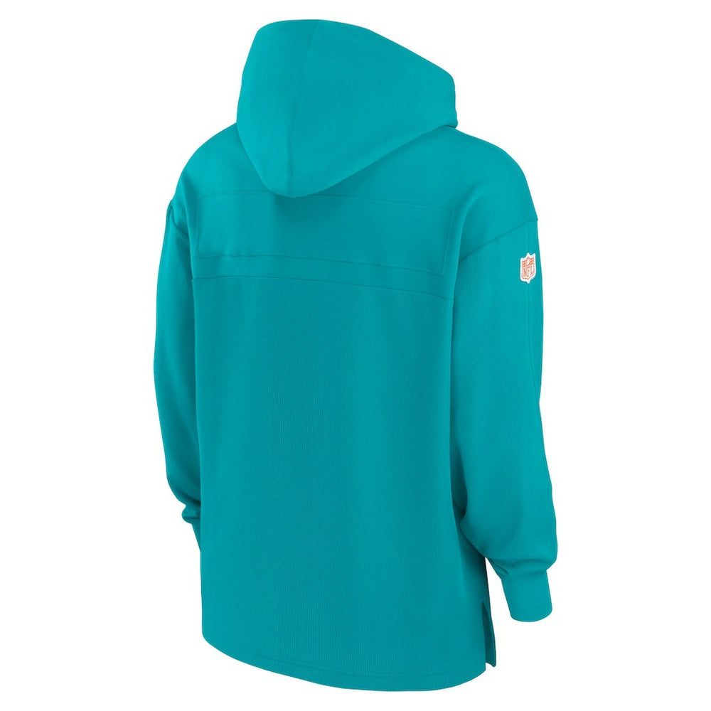 Sideline Jersey Performance Pullover Hoodie - Miami Dolphins