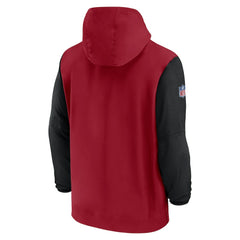 2024/25 Sideline Pre-Game Player 1/2-Zip Hoodie Jacket - Arizona Cardinals
