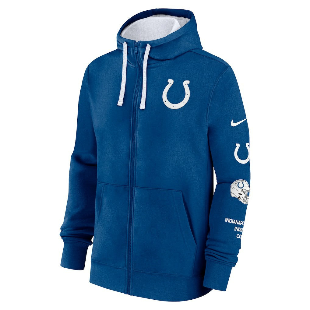 Primetime Club Full-Zip Hoodie - Indianapolis Colts
