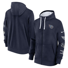 Primetime Club Full-Zip Hoodie - Tennessee Titans