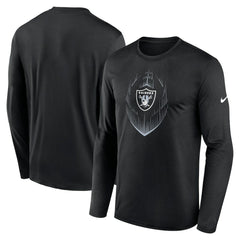Icon Legend Performance Long Sleeve T-Shirt - Las Vegas Raiders