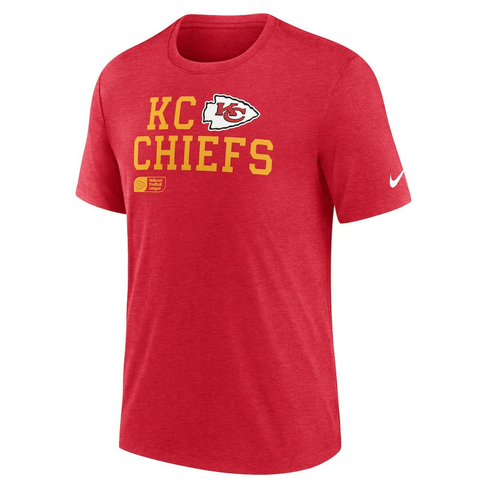 Overlap Lockup Tri-Blend T-Shirt - Kansas City Chiefs