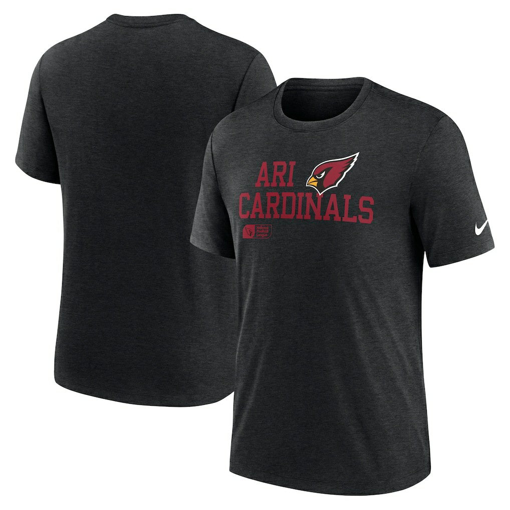 Overlap Lockup Tri-Blend T-Shirt - Arizona Cardinals