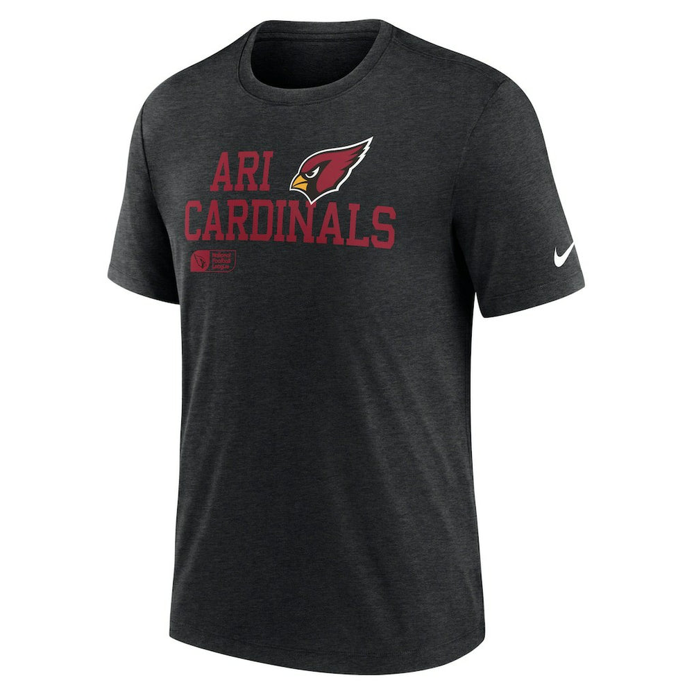 Overlap Lockup Tri-Blend T-Shirt - Arizona Cardinals