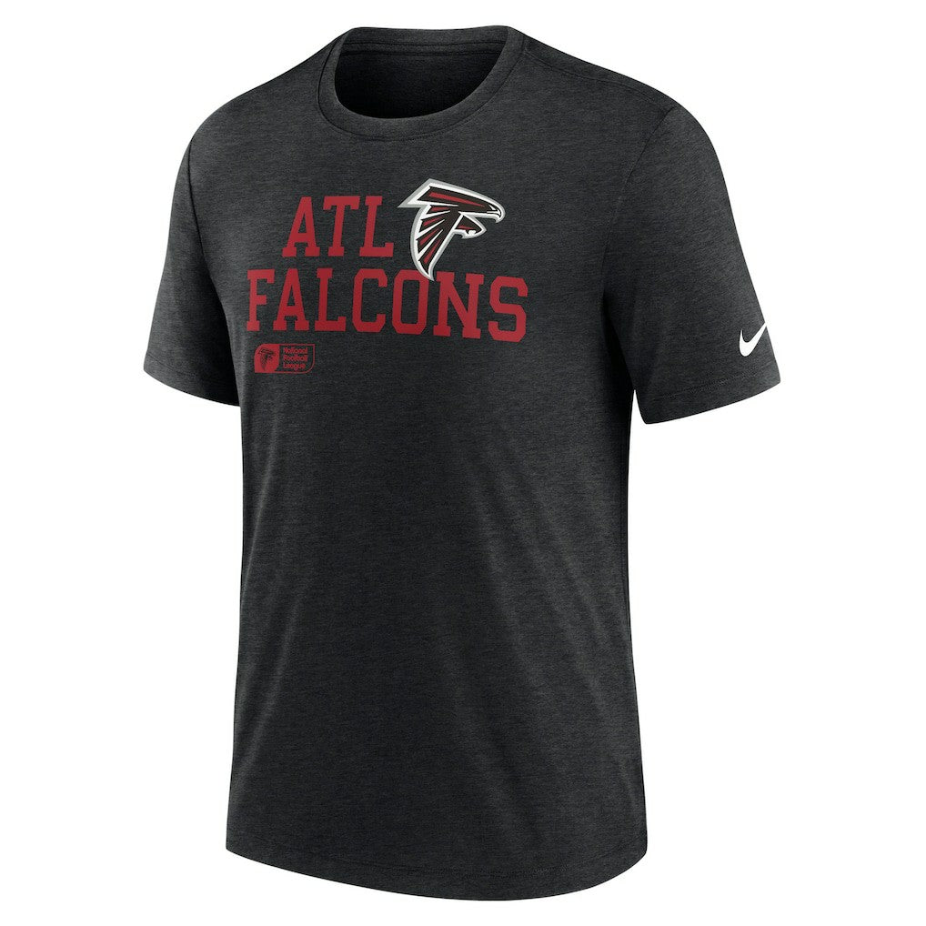 Overlap Lockup Tri-Blend T-Shirt - Atlanta Falcons