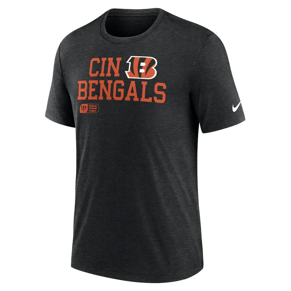 Overlap Lockup Tri-Blend T-Shirt - Cincinnati Bengals