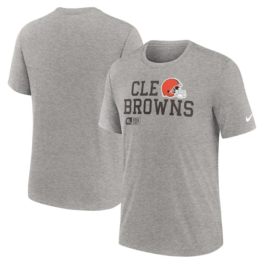 Overlap Lockup Tri-Blend T-Shirt - Cleveland Browns
