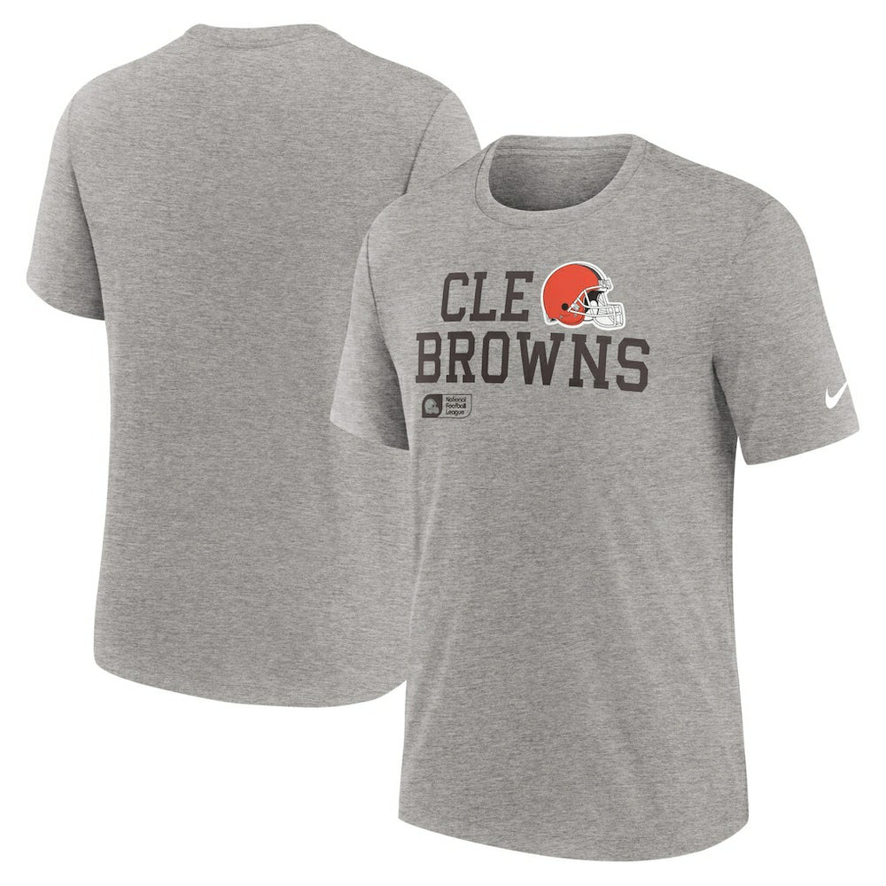 Overlap Lockup Tri-Blend T-Shirt - Cleveland Browns