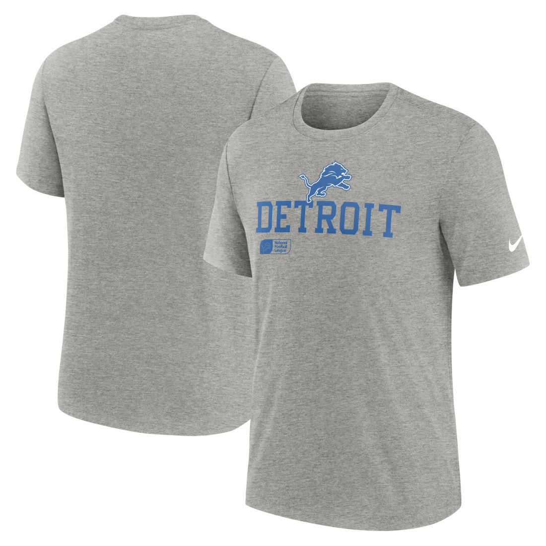 Overlap Lockup Tri-Blend T-Shirt - Detroit Lions