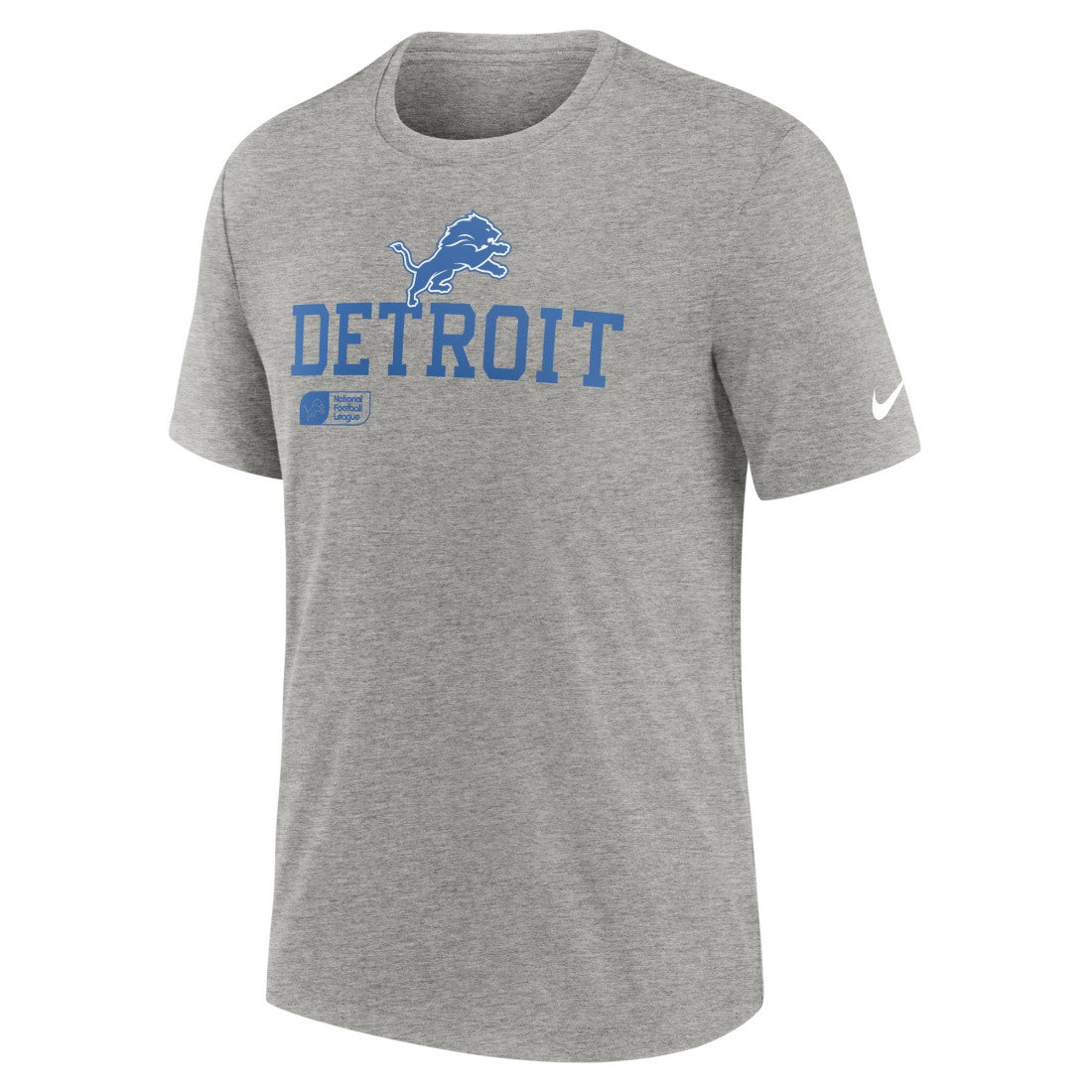 Overlap Lockup Tri-Blend T-Shirt - Detroit Lions
