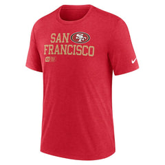 Overlap Lockup Tri-Blend T-Shirt - San Francisco 49ers