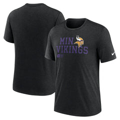 Overlap Lockup Tri-Blend T-Shirt - Minnesota Vikings