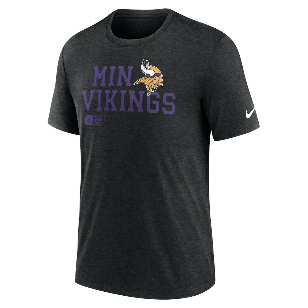 Overlap Lockup Tri-Blend T-Shirt - Minnesota Vikings
