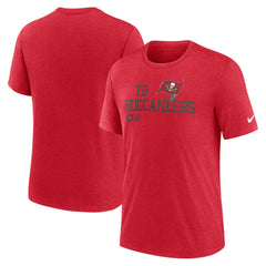 Overlap Lockup Tri-Blend T-Shirt - Tampa Bay Buccaneers