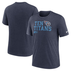Overlap Lockup Tri-Blend T-Shirt - Tennessee Titans