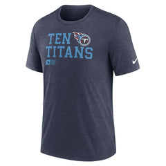 Overlap Lockup Tri-Blend T-Shirt - Tennessee Titans