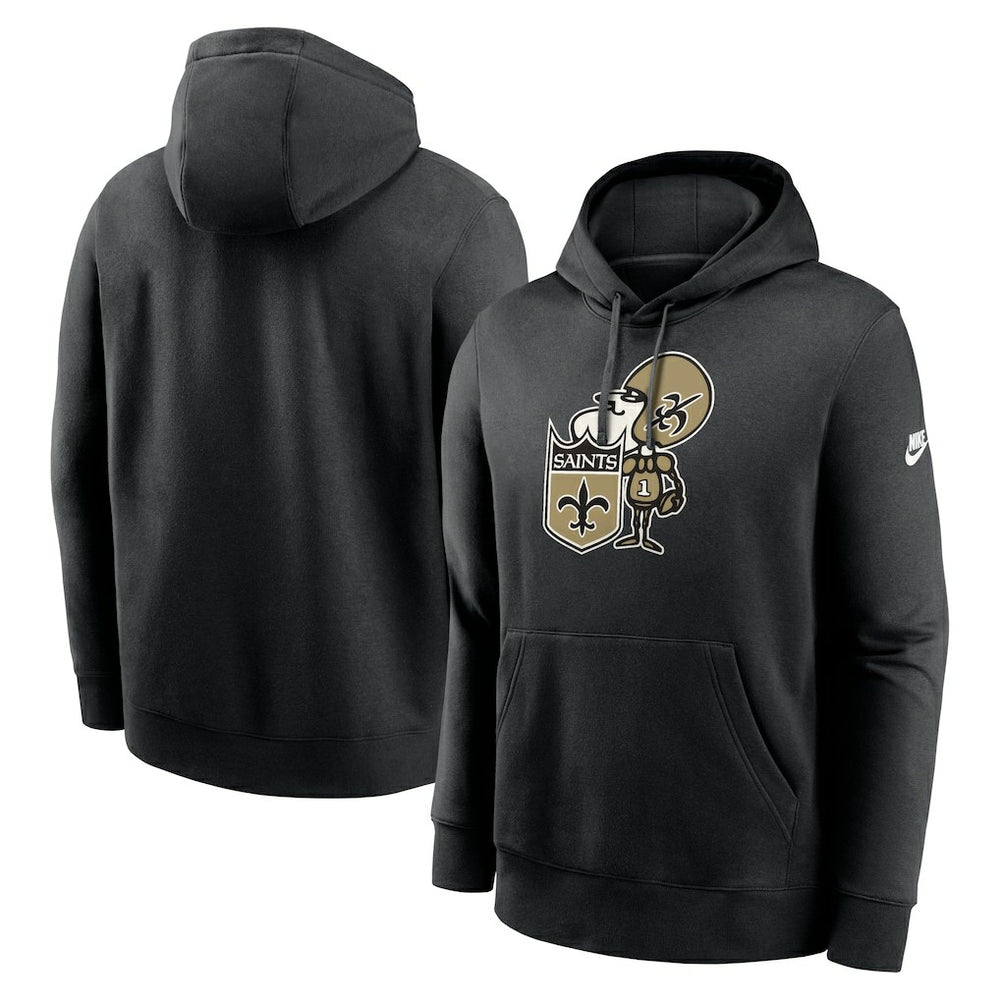 Rewind Club Logo Pullover Hoodie - New Orleans Saints