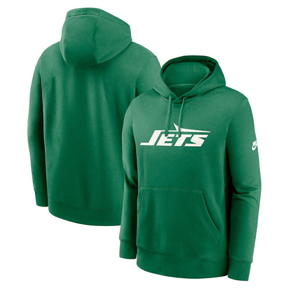Rewind Club Logo Pullover Hoodie - New York Jets