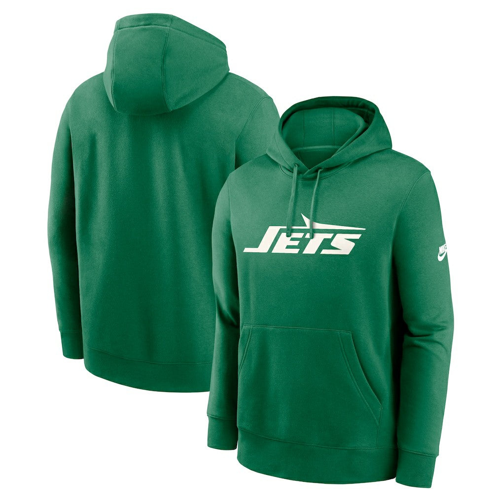 Rewind Club Logo Pullover Hoodie - New York Jets