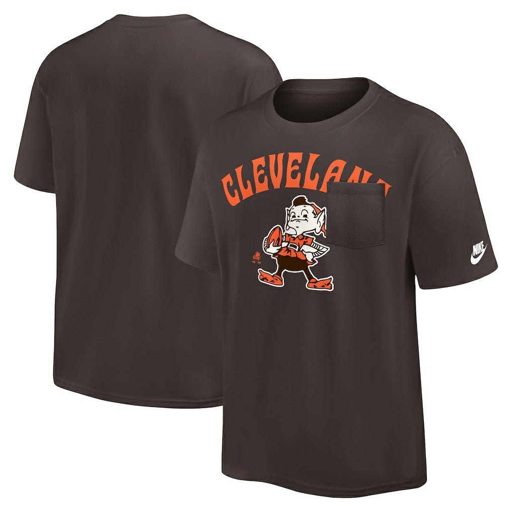Rewind Heavy Max90 Pocket T-Shirt - Cleveland Browns