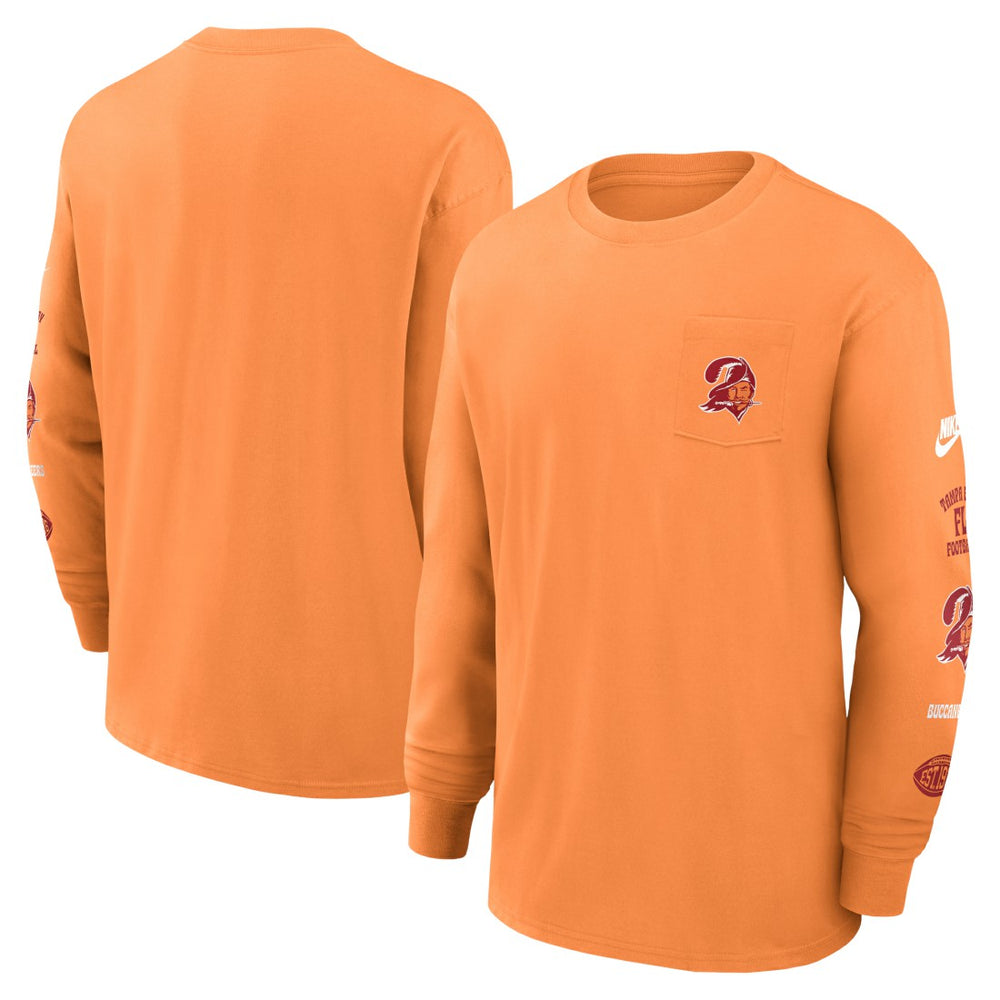 Rewind Heavy Max90 Pocket Long Sleeve T-Shirt - Tampa Bay Buccaneers