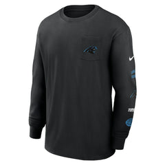 Rewind Heavy Max90 Pocket Long Sleeve T-Shirt - Carolina Panthers