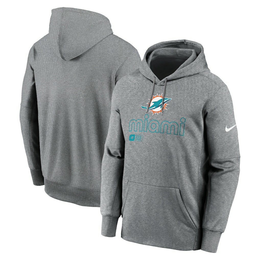 Big & Tall Performance Pullover Hoodie - Miami Dolphins