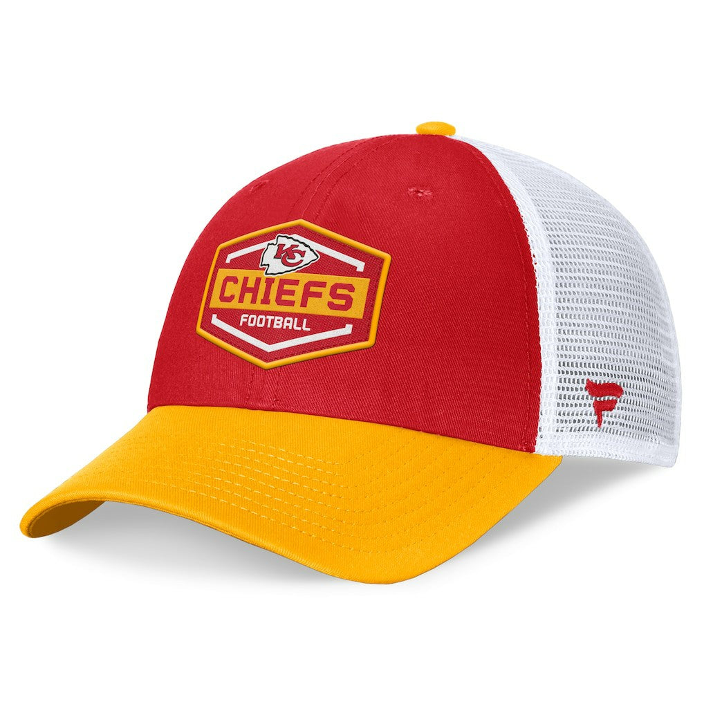 Bench Trucker Adjustable Hat - Kansas City Chiefs
