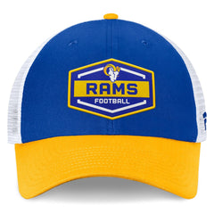 Bench Trucker Adjustable Hat - Los Angeles Rams