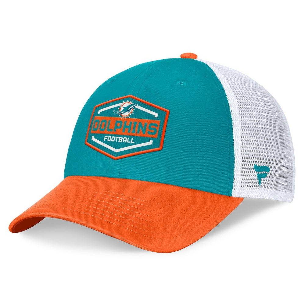 Bench Trucker Adjustable Hat - Miami Dolphins