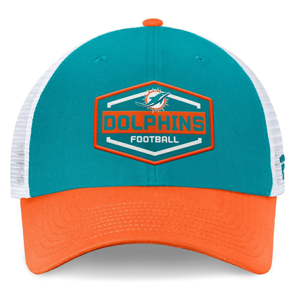 Bench Trucker Adjustable Hat - Miami Dolphins