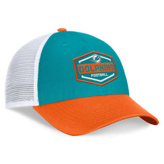 Bench Trucker Adjustable Hat - Miami Dolphins