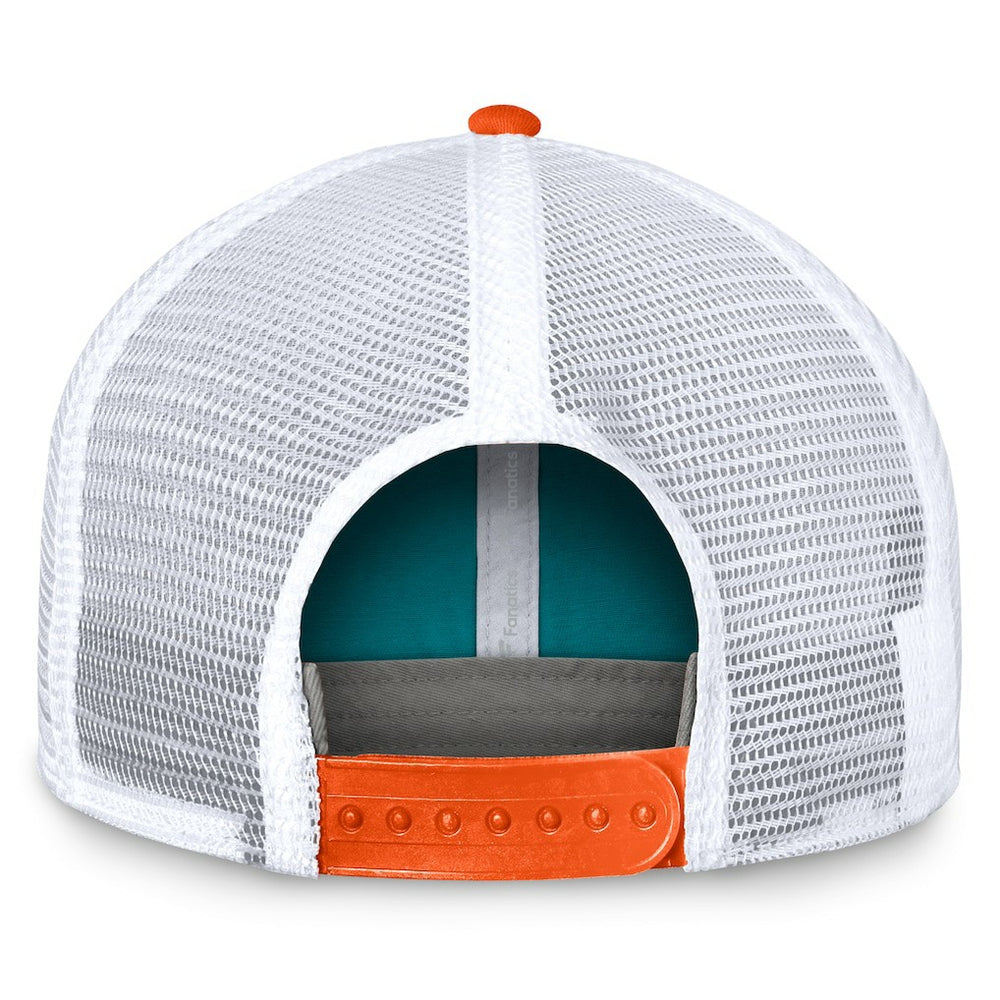 Bench Trucker Adjustable Hat - Miami Dolphins