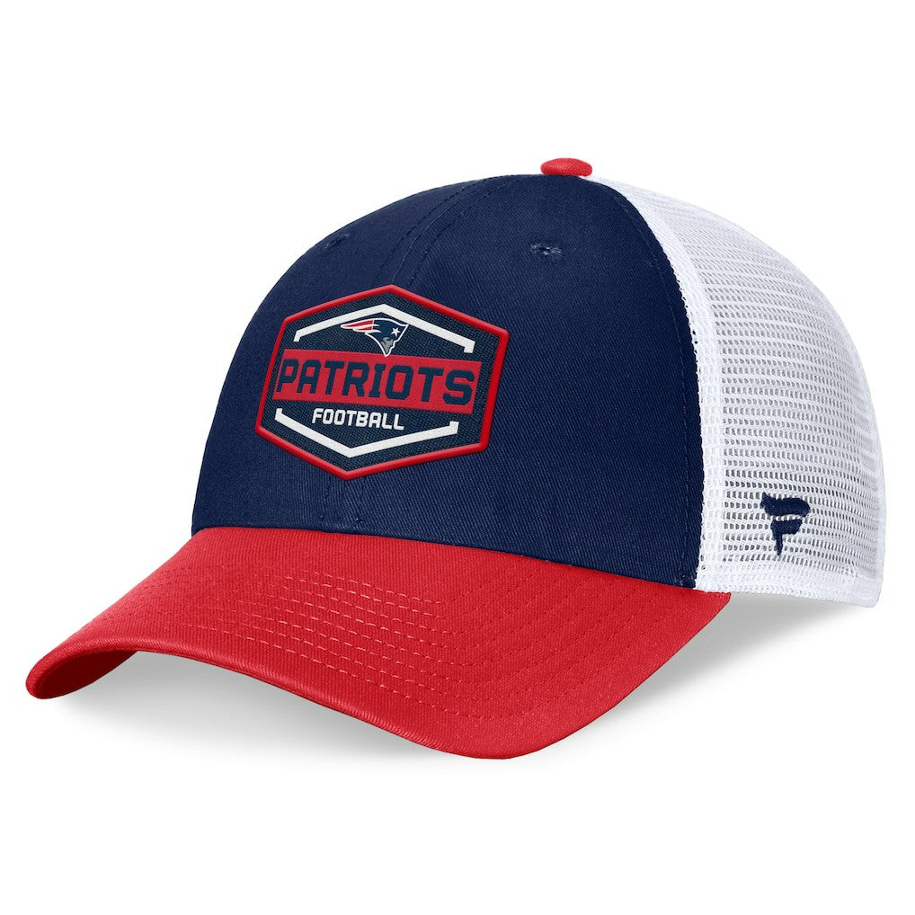 Bench Trucker Adjustable Hat - New England Patriots