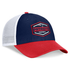 Bench Trucker Adjustable Hat - New England Patriots