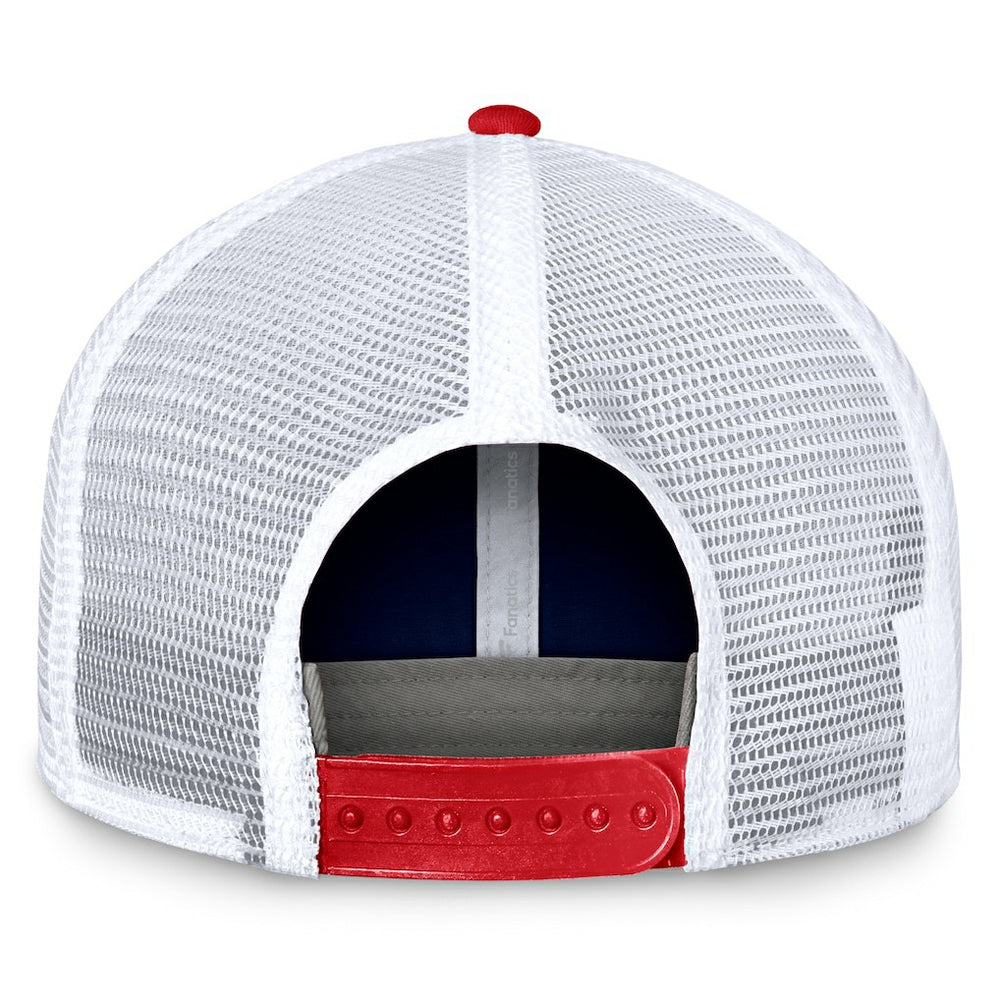 Bench Trucker Adjustable Hat - New England Patriots